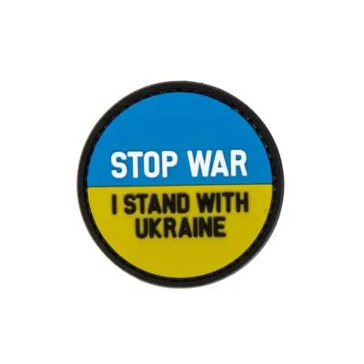 asgbox.pl - Naszywka STOP WAR - STAND WITH UKRAINE