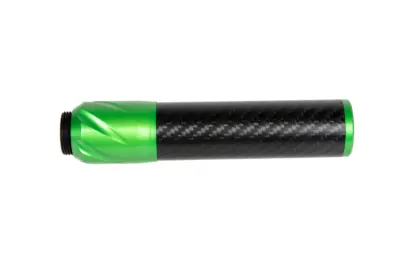 Karbonowy tłumik dźwięku DSL2 36x150mm - Zielony - obrazek 3