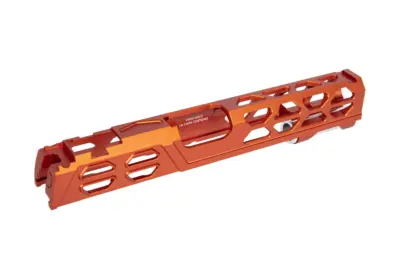 Aluminiowy zamek LA Capa Customs VOID do replik TM Hi-Capa 5.1 Pomarańczowy - obrazek 3