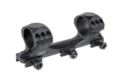 Jednoczęściowy wysoki montaż 30mm Vector Optics na szynę Picatinny X-ACCU 20 MOA - obrazek 3