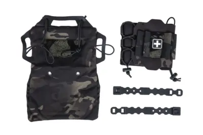 Taktyczna apteczka zrywana z panelem Molle Wosport MC Black - obrazek 2