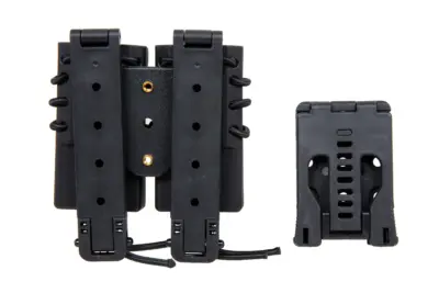 Ładownica na 2 magazynki 9mm Wosport Urban Assault Quick Pull Czarny - obrazek 2