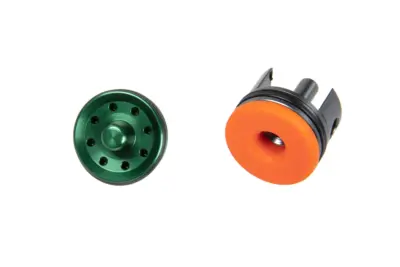asgbox.pl - Zestaw głowic tłoka i cylindra TopMax ERGAL CNC DMR High Stop Air-Brake (pomarańczowy PAD)