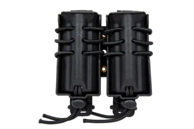 Ładownica na 2 magazynki 9mm Wosport Urban Assault Quick Pull Czarny - obrazek 3