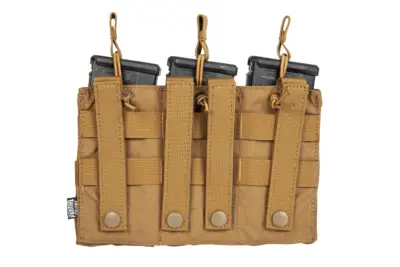 Potrójna ładownica na magazynki Open Koga - Coyote Brown - obrazek 4