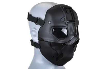 Maska Wosport Tactical Mask Czarny - obrazek 4