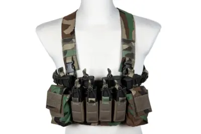 Taktyczny Chest Rig typu D3CRX - Woodland - obrazek 5