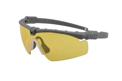 Okulary Tactical - Szary / Żółty - obrazek 2