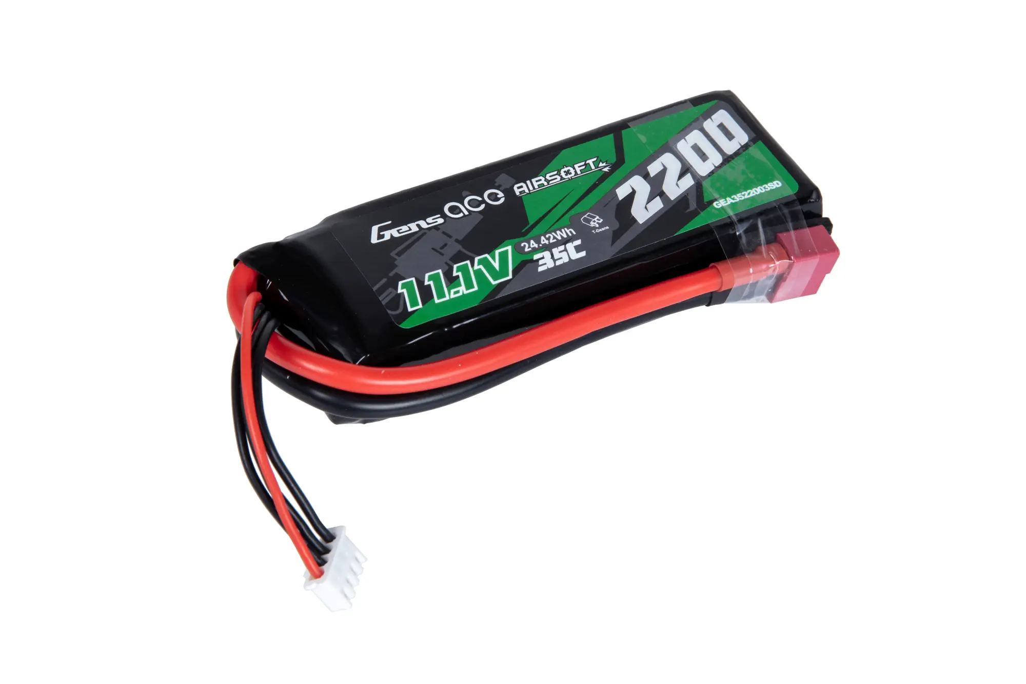 Akumulator Li-Po Gens Ace 35C 2200mAh 3S1P 11,1V Deans GEN-06-040881-00 asgbox.pl asgbox.pl - Akumulator Li-Po Gens Ace 35C 2200mAh 3S1P 11