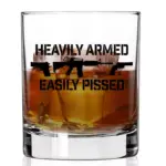 Szklanka do Whisky - HEAVILY ARMED - obrazek 2
