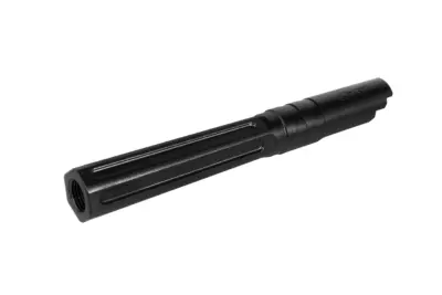Aluminiowa lufa zewnętrzna LA Capa Customs HEXCUT do replik TM Hi-Capa 5.1 Czarna - obrazek 3