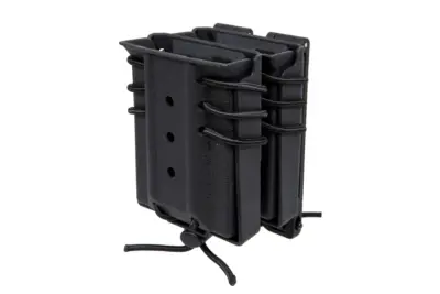 Ładownica na 2 magazynki M4/M16 Wosport Urban Assault Quick Pull Czarny - obrazek 3