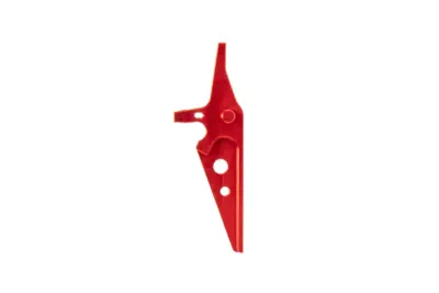 Aluminiowy spust CNC Jefftron Flat Trigger Czerwony - obrazek 3
