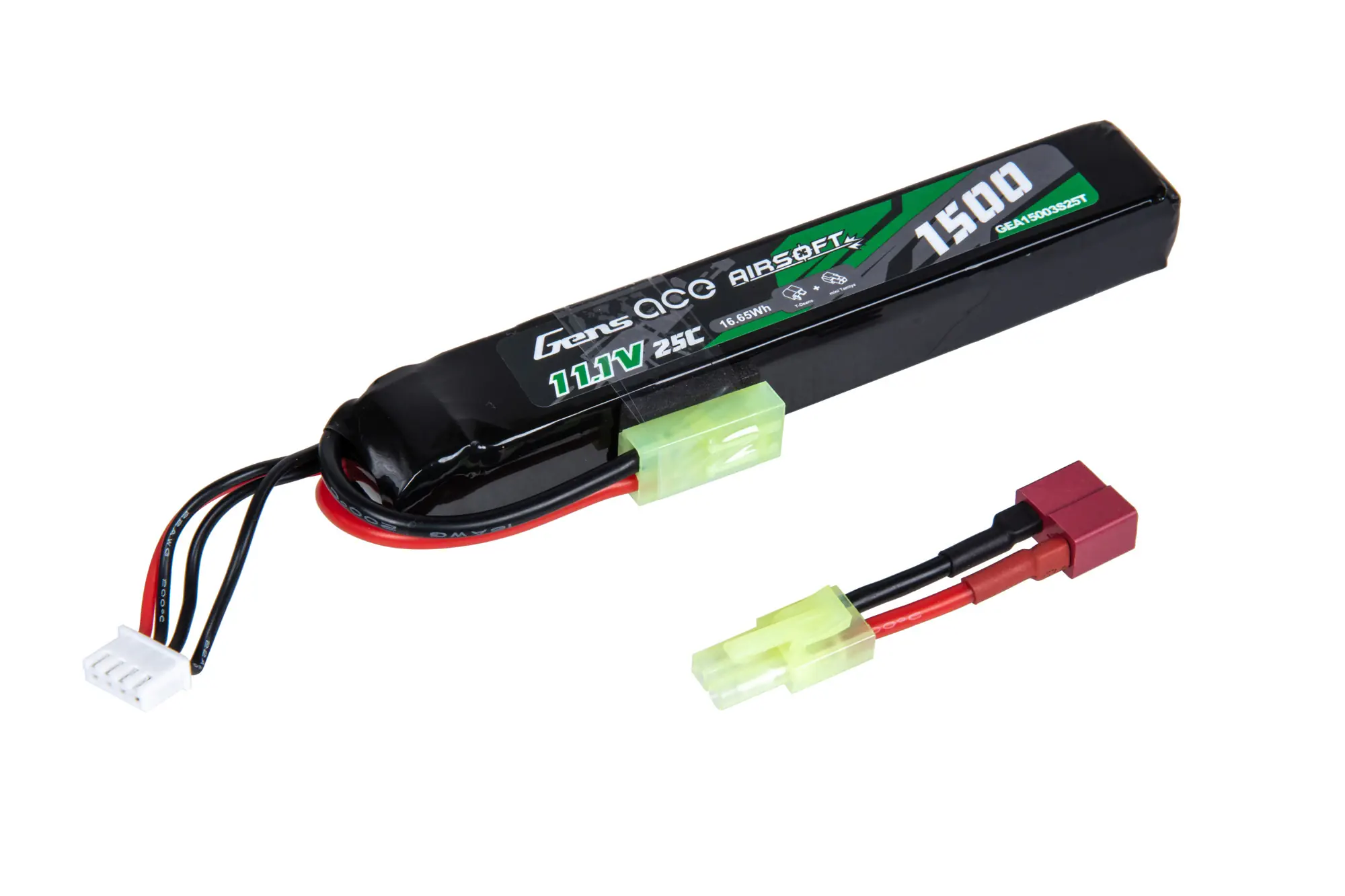 Akumulator Li-Po Gens Ace 25C 1500mAh 3S1P 11.1V Tamiya GEN-06-040558-00 asgbox.pl asgbox.pl - Akumulator Li-Po Gens Ace 25C 1500mAh 3S1P 11.1V Tamiya