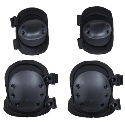 Alternative view of Zestaw ochraniaczy na kolana i łokcie Wosport PA-07 Czarny