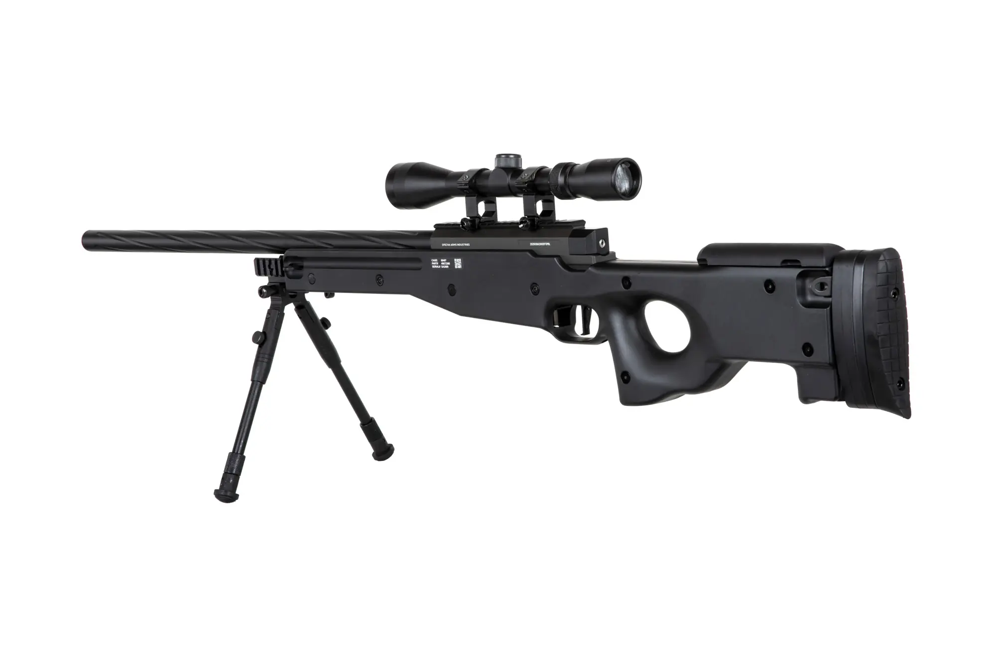 Replika karabinu snajperskiego Specna Arms SA-S11 EDGE™ z lunetą i dwójnogiem Czarna OD-G-SPE-03-039577-00 asgbox.pl Replika karabinu snajperskiego Specna Arms SA-S11 EDGE™ z lunetą i dwójnogiem Czarna - obrazek 3