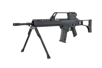 Karabinek ASG SRC DUAL POWER SR36K COB-301 z dwójnogiem i lunetą Czarny - obrazek 4