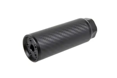 Karbonowy tłumik dźwięku Silverback Short 24mm CW Czarny - obrazek 2