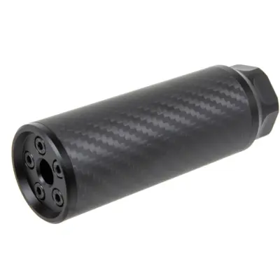 Alternative view of Karbonowy tłumik dźwięku Silverback Short 24mm CW Czarny