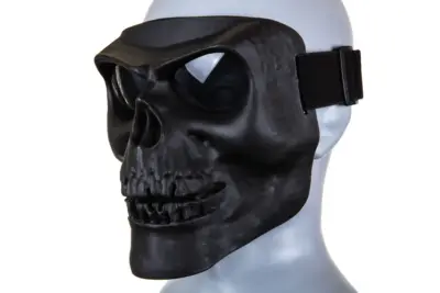 Maska Skeleton Full Face Czarny - obrazek 4