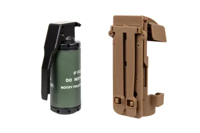 Atrapa granatu Flashbang z ładownicą - Tan - obrazek 4