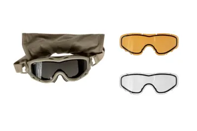 Wiley X® SPEAR Dual Lens Googles - Matte Tan - obrazek 5