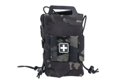 Taktyczna apteczka zrywana z panelem Molle Wosport MC Black - obrazek 3