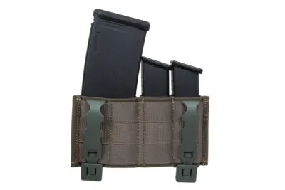 asgbox.pl - Podwójna ładownica na magazynki Wosport Combo Ranger Green