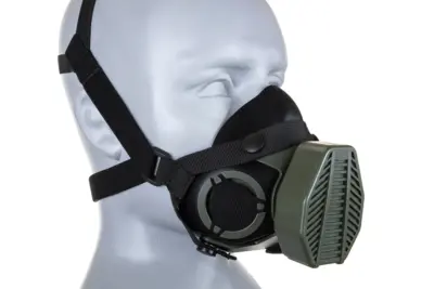 Maska Special Tactical Respirator Oliwkowy - obrazek 3