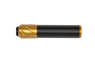Karbonowy tłumik dźwięku DSL2 36x150mm - Złoty - obrazek 2