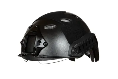 Replika Hełmu X-Shield PJ z goglami - Czarny - obrazek 4