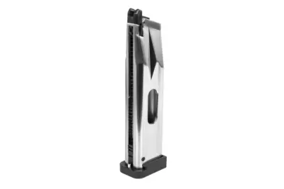 Magazynek CO2 30 kulek SRC do replik typu Hi-Capa QB Czarno-srebrny - obrazek 3