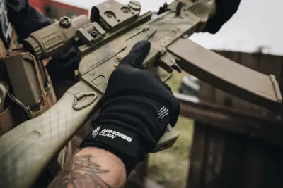 Rękawice outdoorowe Armored Claw Essential Seeker Pitch Black - obrazek 5