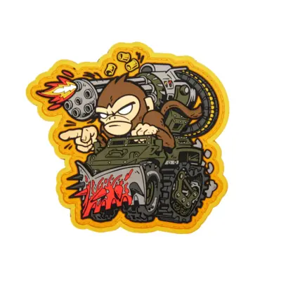 asgbox.pl - Naszywka 3D - WAR MACHINE MONKEY1 PVC MORALE PATCH FC
