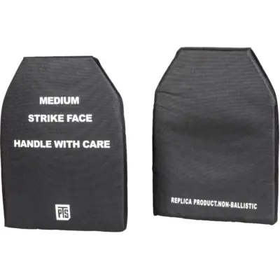 asgbox.pl - Atrapy płyt balistycznych SAPI M (Przód i Tył) - Czarne