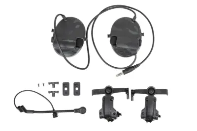Aktywne ochronniki słuchu Wosport C5 HD-24 MC Black - obrazek 2