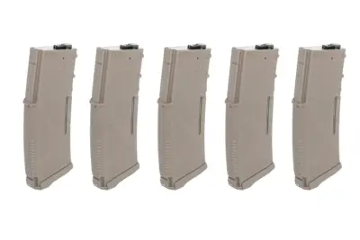Magazynek Mid-Cap 130/ 30 kulek Arcturus EMM M4/M16 Variable-Cap do replik M4/M16 Flat Dark Earth (5 pack) - obrazek 2