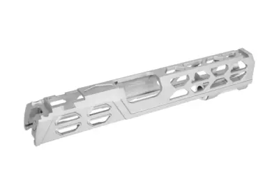 Aluminiowy zamek LA Capa Customs VOID do replik TM Hi-Capa 5.1 Srebrny - obrazek 2