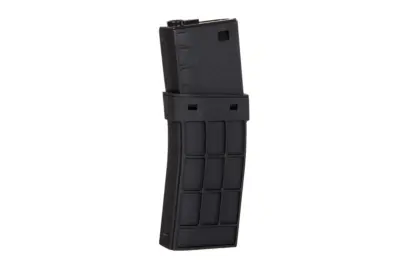 asgbox.pl - Magazynek typu Hi-Cap do replik M4 na 450 kulek - Czarny