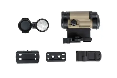 Kolimator JJ Airsoft M5 z 3 montażami Tan - obrazek 3