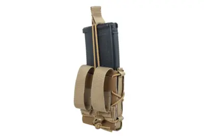Pojedyncza ładownica typu Open Specna Arms Tactical na magazynki karabinowe Tan - obrazek 3