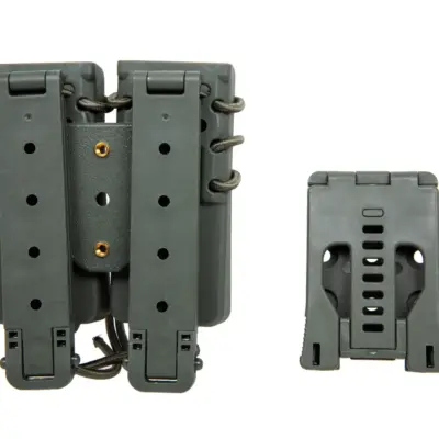 Alternative view of Ładownica na 2 magazynki 9mm Wosport Urban Assault Long Quick Pull Oliwkowy