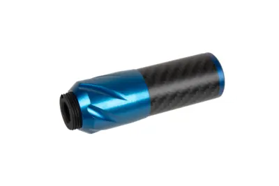 Karbonowy tłumik dźwięku DSL2 36x100mm - Niebieski - obrazek 3