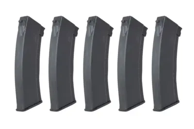 Zestaw 5 magazynków Mid-Cap 135/30 kulek Arcturus EMM AK74 "Bakelite" Variable-Cap do replik AK Czarny - obrazek 3