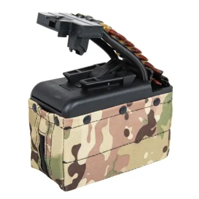 Alternative view of Elektryczny magazynek pudełkowy A&K na 2000 kulek do replik typu M249 z imitacją amunicji MC