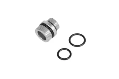 asgbox.pl - Adapter do tłumików z 11mm CW na 14mm CCW PCU Srebrny