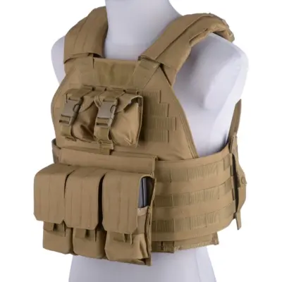 Kamizelka taktyczna typu Plate Carrier - tan OD-G-GFT-18-018406-00 asgbox.pl Kamizelka taktyczna typu Plate Carrier - tan OD-G-GFT-18-018406-00 asgbox.pl