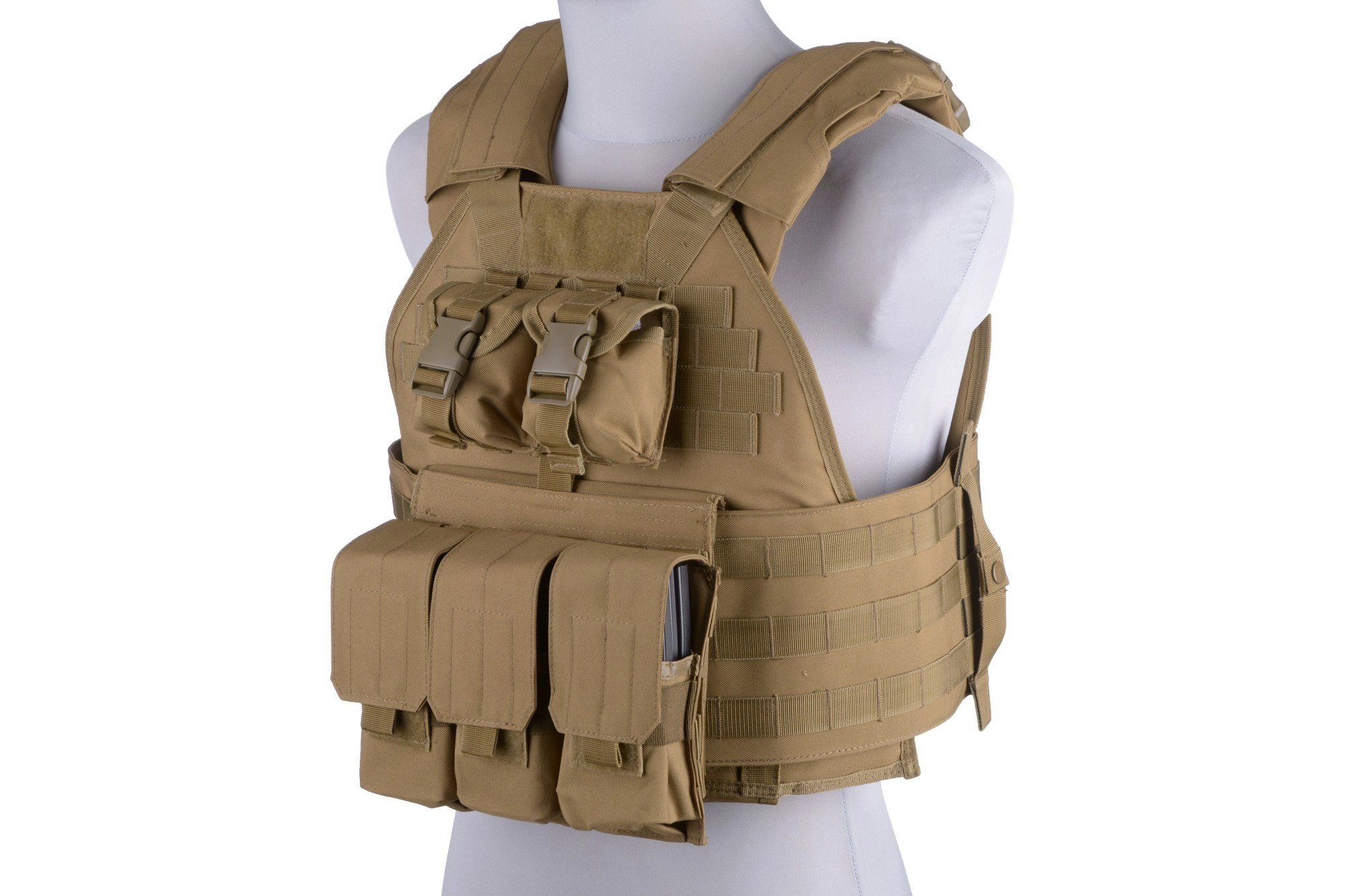 Kamizelka taktyczna typu Plate Carrier - tan OD-G-GFT-18-018406-00 asgbox.pl Kamizelka taktyczna typu Plate Carrier - tan - obrazek 12