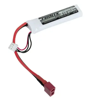 asgbox.pl - Akumulator Li-Po Redox 610 mAh 7.6 V High Voltage 15C Dean