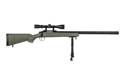 Replika karabinu snajperskiego Specna Arms SA-S12 EDGE™ z lunetą i dwójnogiem Oliwkowa - obrazek 4